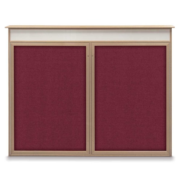 Single Door Enclosed Indoor Letterboard